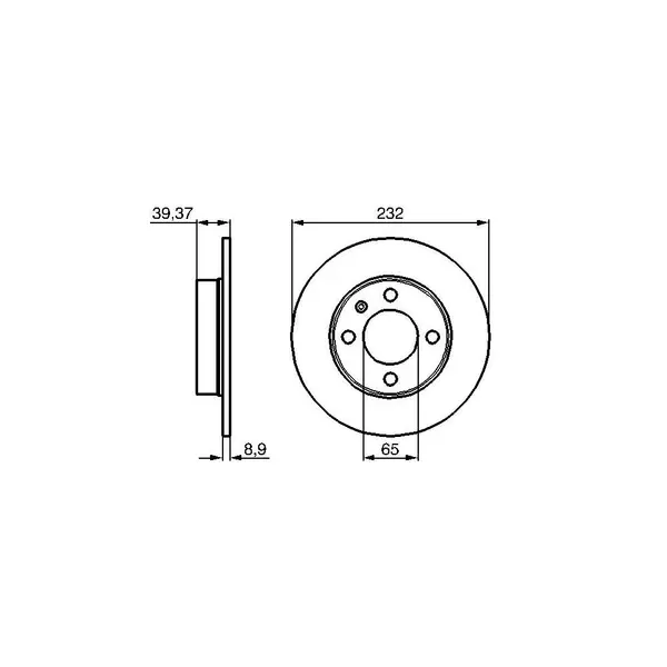 Disc frana BOSCH 0 986 478 492