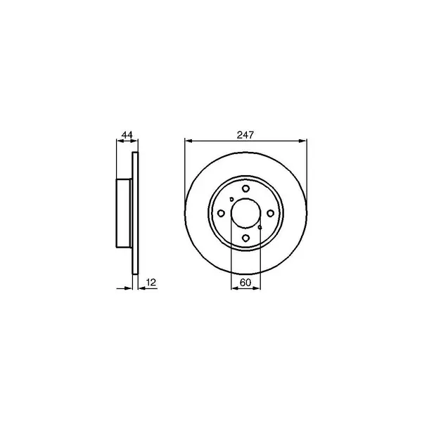 Disc frana BOSCH 0 986 478 729