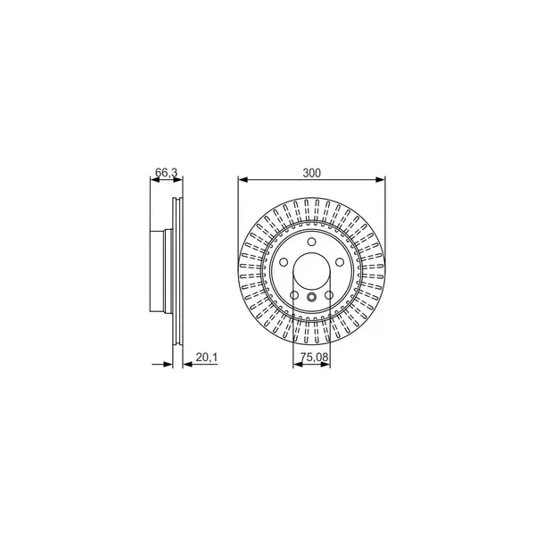 Disc frana BOSCH 0 986 479 044