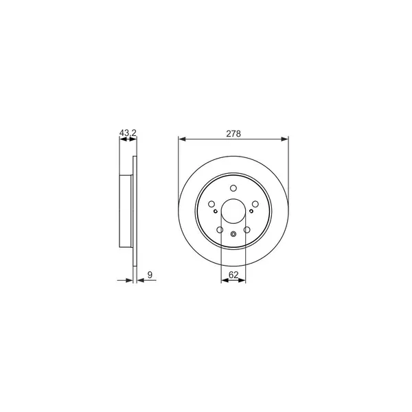 Disc frana BOSCH 0 986 479 047