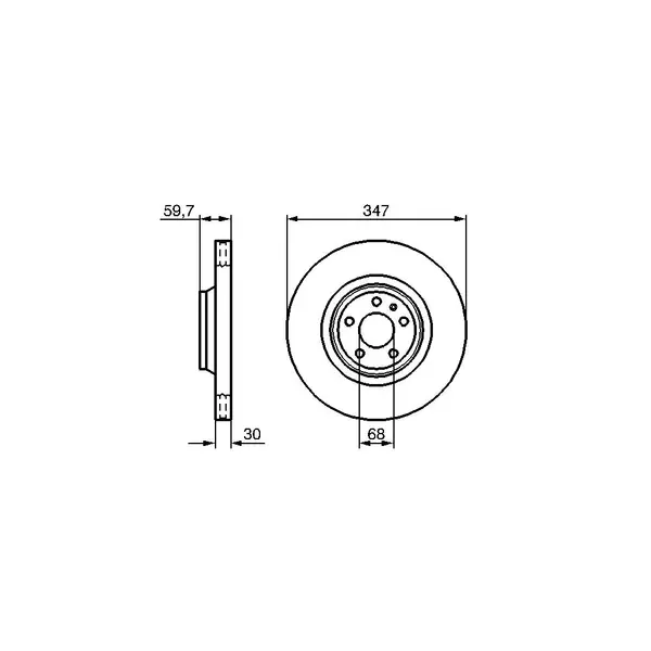 Disc frana BOSCH 0 986 479 260