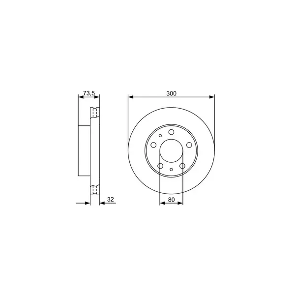 Disc frana BOSCH 0 986 479 315