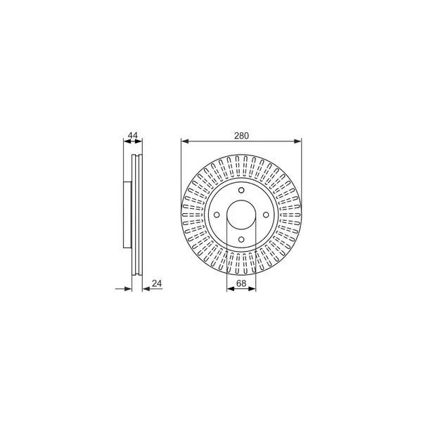 Disc frana BOSCH 0 986 479 737