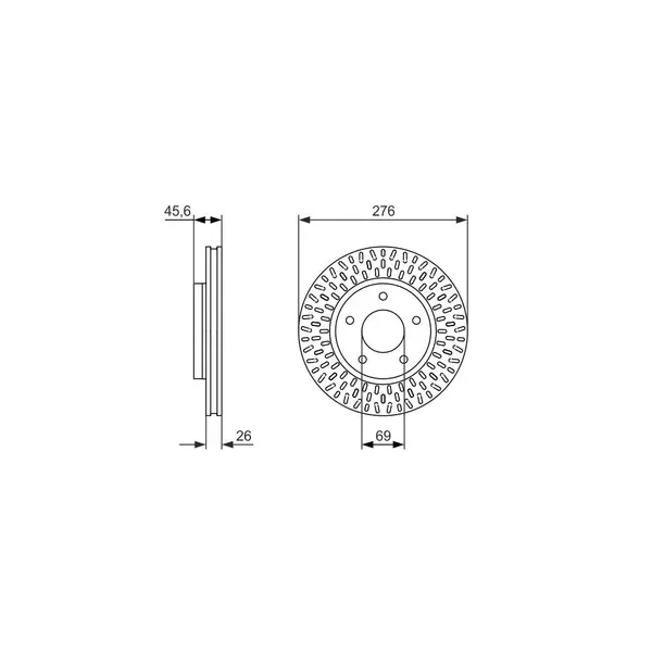 Disc frana BOSCH 0 986 479 783