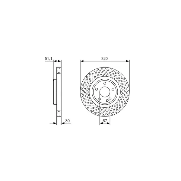 Disc frana BOSCH 0 986 479 A59