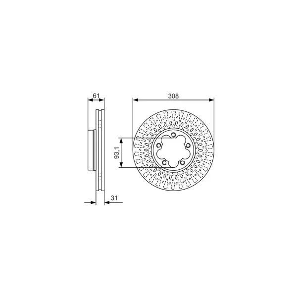 Disc frana BOSCH 0 986 479 C99