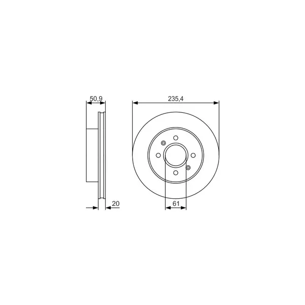 Disc frana BOSCH 0 986 479 R52