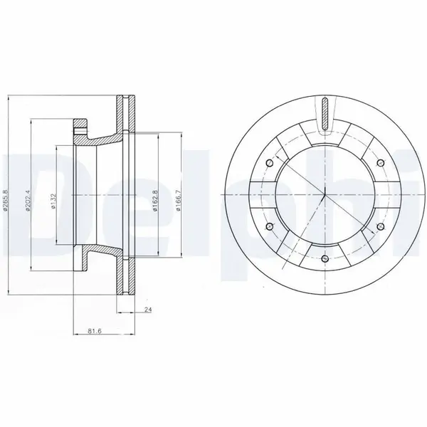 Disc frana DELPHI BG4285