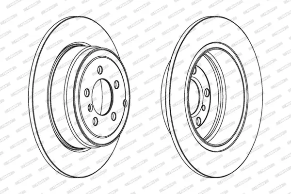 Disc frana FERODO PREMIER DDF1518C-1