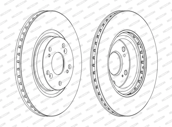 Disc frana FERODO PREMIER DDF1596C
