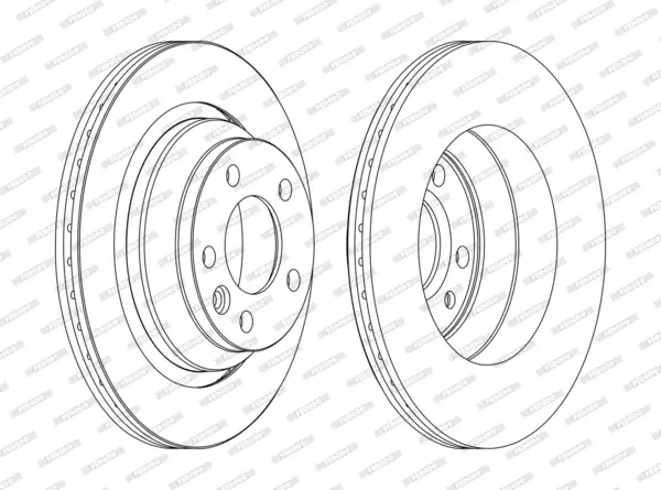 Disc frana FERODO PREMIER DDF1698C