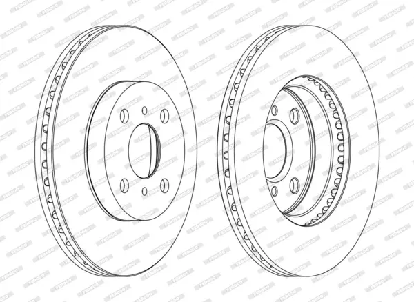 Disc frana FERODO PREMIER DDF1779C