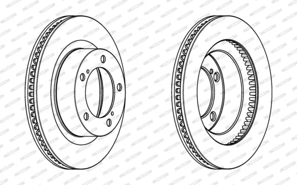 Disc frana FERODO PREMIER DDF1798C-1