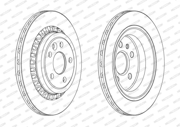 Disc frana FERODO PREMIER DDF1802C