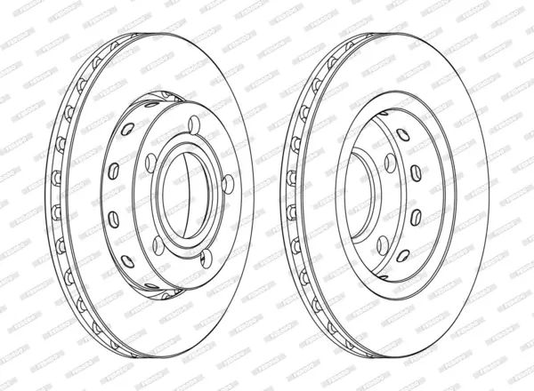 Disc frana FERODO PREMIER DDF1887C