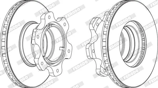 Disc frana FERODO PREMIER FCR208A