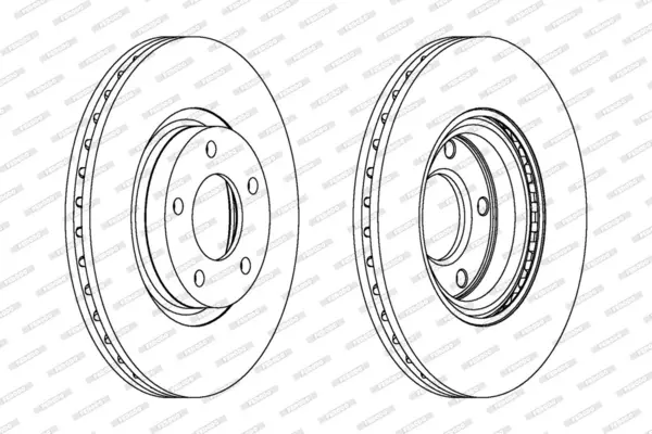 Disc frana FERODO PREMIER High Carbon DDF1312C