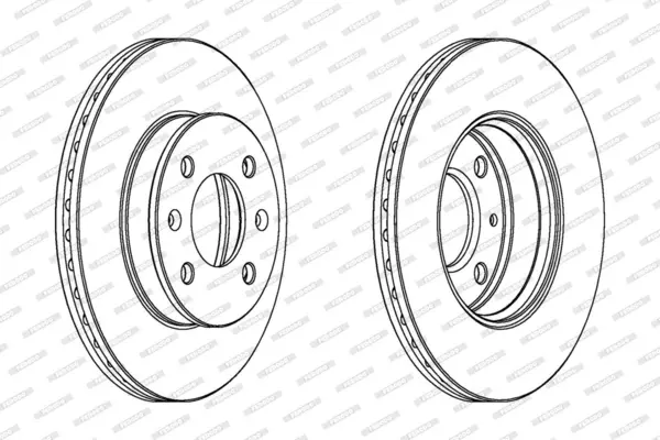 Disc frana FERODO PREMIER High Carbon DDF1529C