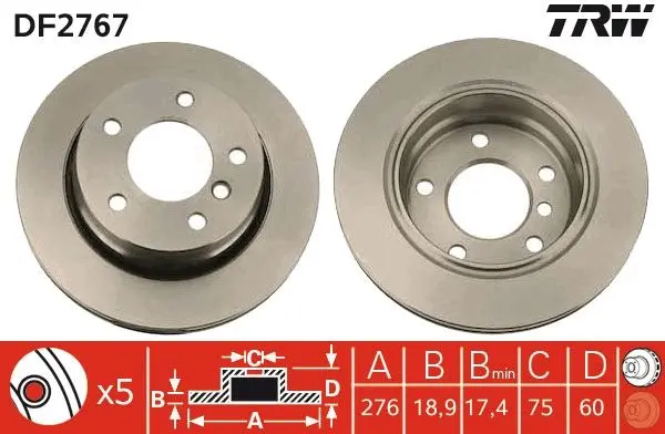 Disc frana QWP WBD198