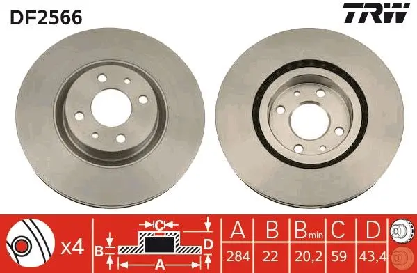Disc frana QWP WBD271