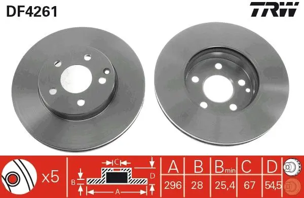 Disc frana QWP WBD294
