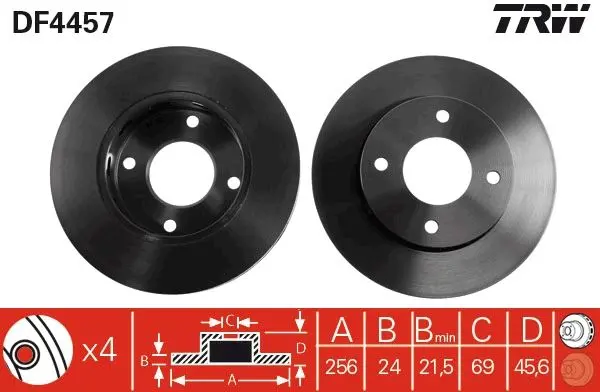 Disc frana QWP WBD347