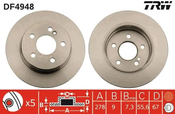 Disc frana QWP WBD471