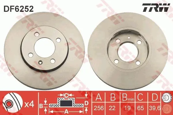 Disc frana QWP WBD591