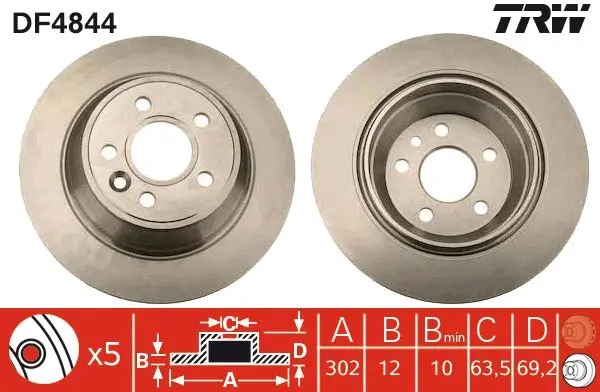 Disc frana QWP WBD644