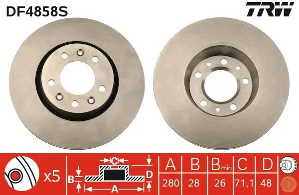 Disc frana QWP WBD647