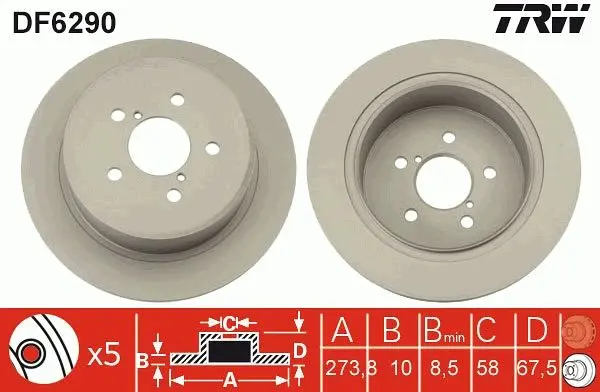 Disc frana QWP WBD692