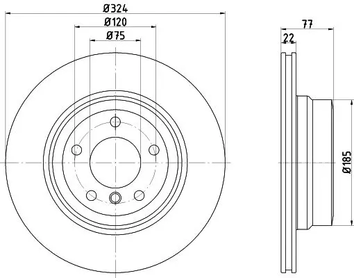 Disc frana TEXTAR PRO 92201903