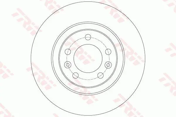 Disc frana TRW DF6134