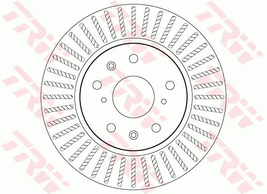 Disc frana TRW DF7398