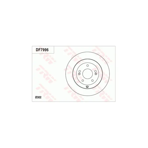 Disc frana TRW DF7996