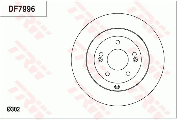 Disc frana TRW DF7996
