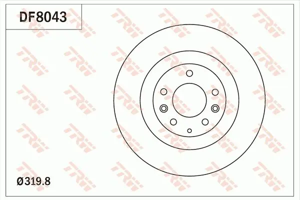 Disc frana TRW DF8043
