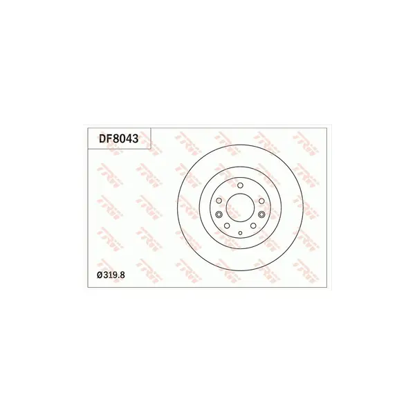 Disc frana TRW DF8043