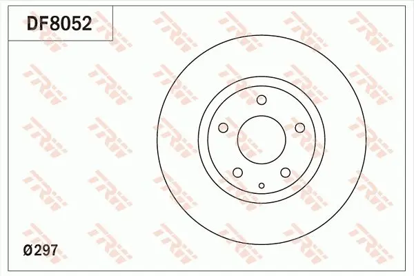Disc frana TRW DF8052