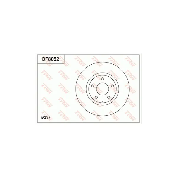 Disc frana TRW DF8052