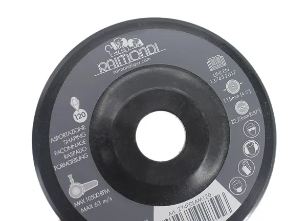 Disc lamelar pt. slefuit placi, gran. 120, Ø115mm - Raimondi-274FDLAM120