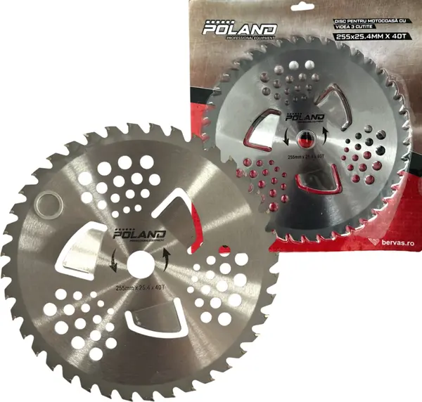 Disc Motocoasa cu Widia 230mm cu Extra 3 Cutite