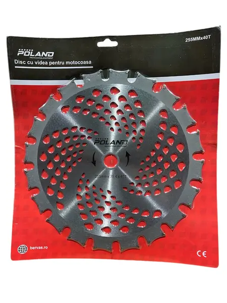 Disc Motocoasa cu Widia 255 mm dublu sens