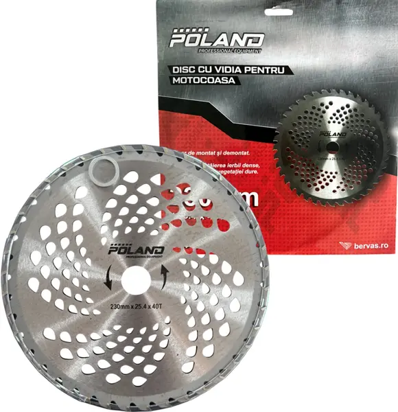Disc Motocoasa cu Widia 255mm x 25.4 x 40T