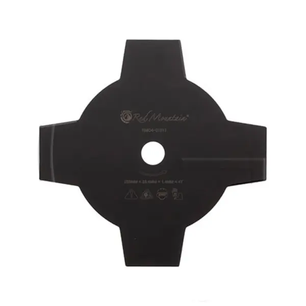 Disc Motocoasa, Grosime Lama 3 mm, Diametru Central 25.4 mm, Lungime Lama 300 mm, 4 Dinti, Red Mountain