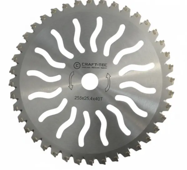 Disc motocoasa NR 10 de 255x25.4x40T arbusti dinti vidia model SOARE MX1017