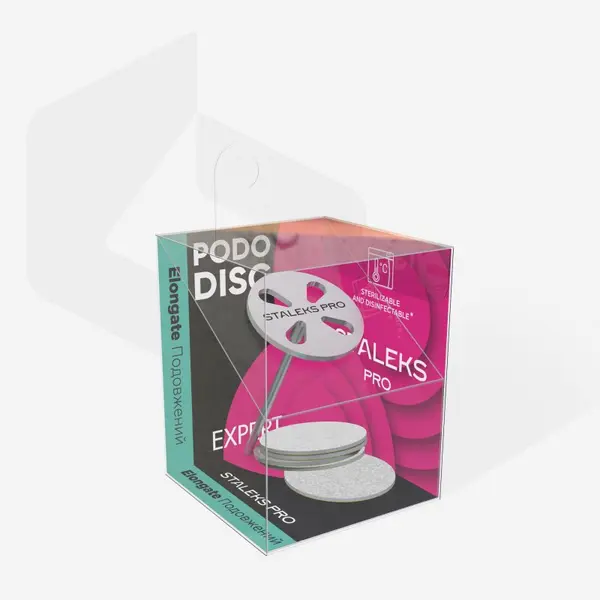 Disc pedichiura tija lunga Staleks Pro PDLset-20