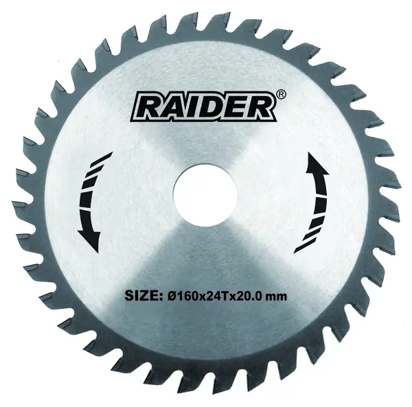 Disc pentru circular Raider - RD-SB06, 160 x 20 mm, 24T