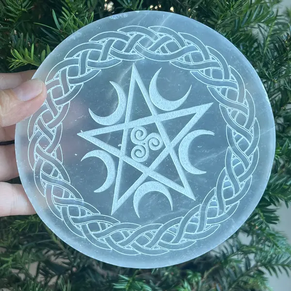 Disc selenit | Pentagramă și Cruce Celtică