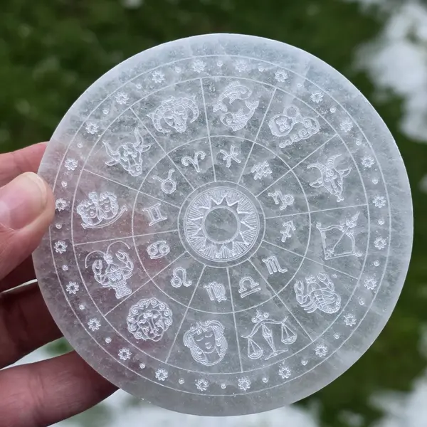 Disc selenit zodiac | Model 3